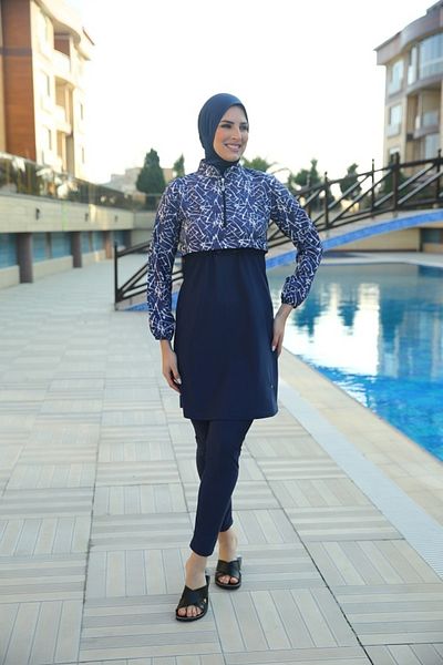TESMAY Full Covered Testature Swimsuit