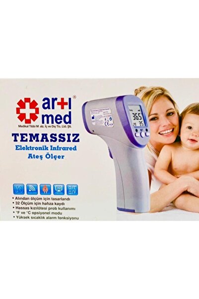 Genel Markalar Artı Med Temassız Elektronik Infrared Ateş Ölçer