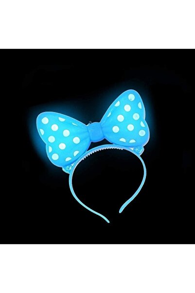 Genel Markalar IŞIKLI MAVİ MİCKEY MOUSE TAÇ BLUE HEADBAND LED LİGHT MİCKEY MO...