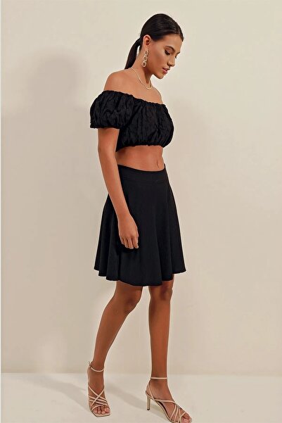 MEECY Women's Flared Mini Skirt