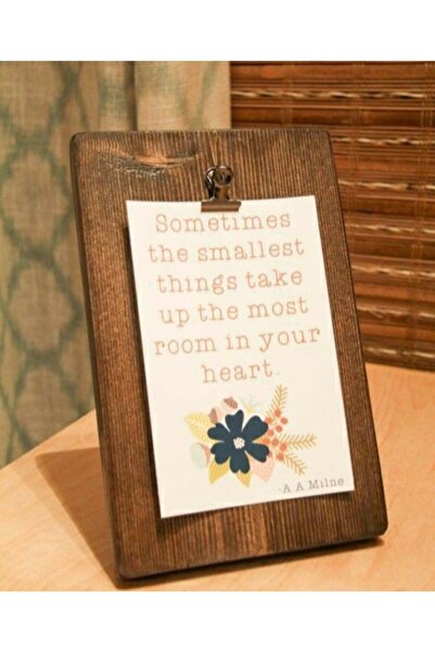 Genel Markalar Ahşap Mandallı Fotoğraf Resim Çerçeve (Masa Üstü Ve Duvara Monte)