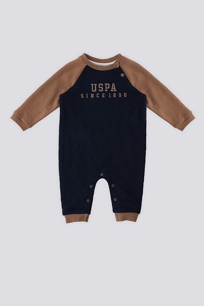 U.S. Polo Assn. بذلة أطفال باللون الأزرق الداكن من U.S. Polo Assn