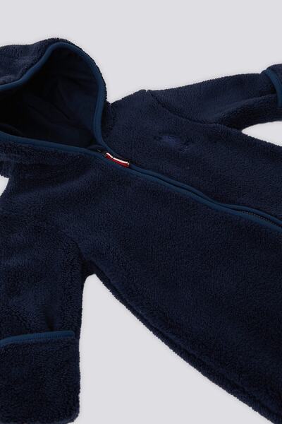 U.S. Polo Assn. BAZA. Salopeta pentru bebelusi Polo Assn bleumarin cu papuci