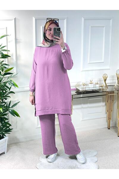 Aşkı Endam Arma Ayrobin Διπλό Σετ - Ανοιχτό Ροζ