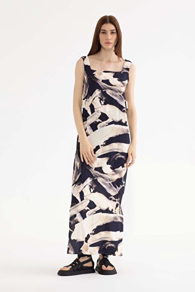 VDR Çok Renkli Elbise 13362