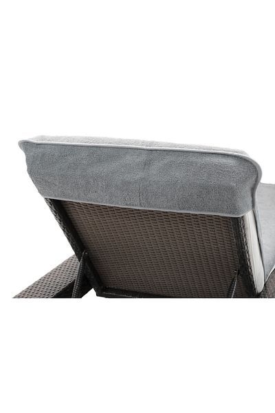 DensHaus 100% Cotton Dark Gray Anthracite Sunbed Beach Towel