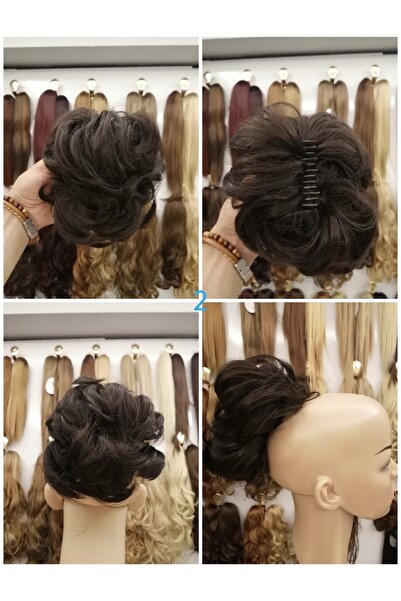 DENİZ Kıskaç tokalı topuz saçlar