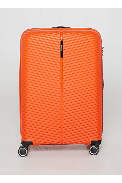 Discovery Expedition Turuncu Unisex 73x46x27 Büyük Çekçekli Sert Valiz DC-5224