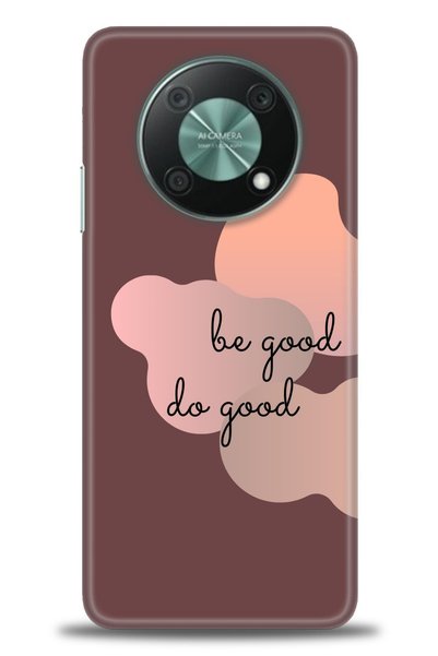 MRCİLETİSİM حافظة هواوي نوفا Y90 مطبوعة بدقة HD - Be Good Do Good + واقي شاشة...