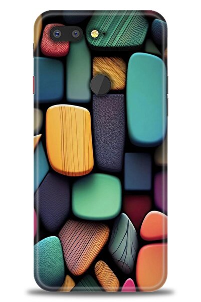 MRCİLETİSİM حافظة جنرال موبايل GM 9 Pro مطبوعة بدقة HD - أحجار ملونة + واقي ش...