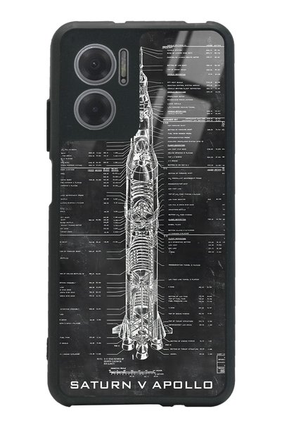 Spoyi Xiaomi Redmi Note 11E Glossy Phone Case with Apollo Plan Design