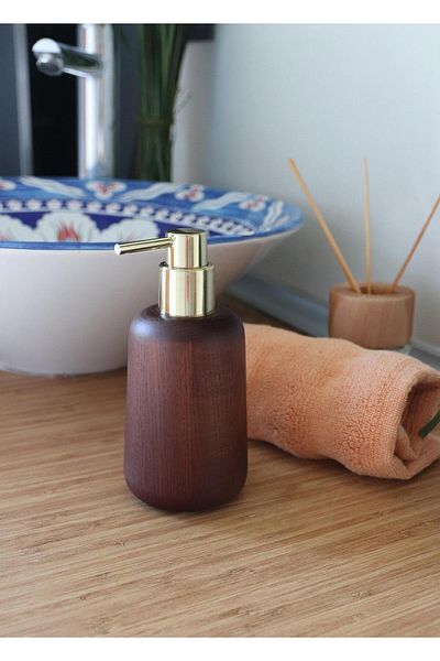 The Mia Δοχείο υγρού σαπουνιού Woody 200 ml