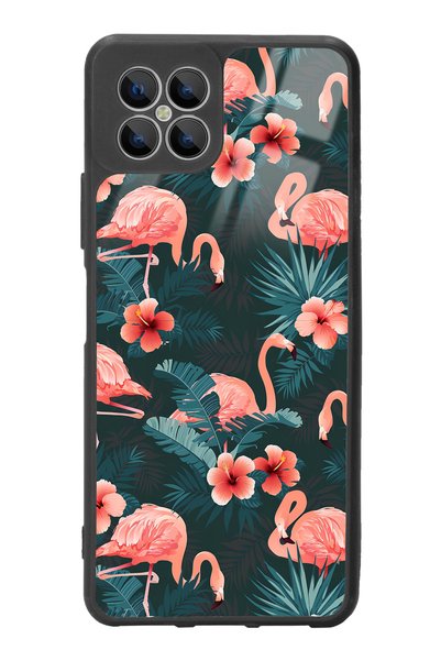 Spoyi Omix X600 Flamingo Leaf Design Glossy Phone Case