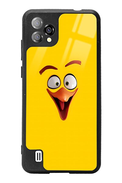 Spoyi ريدر P13 بلو بلس 2022 أصفر. حافظة هاتف لامعة مصممة