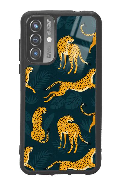 Spoyi Reeder P13 Blue 2021 - 2022 Leaf Leopard Design Glossy Phone Case