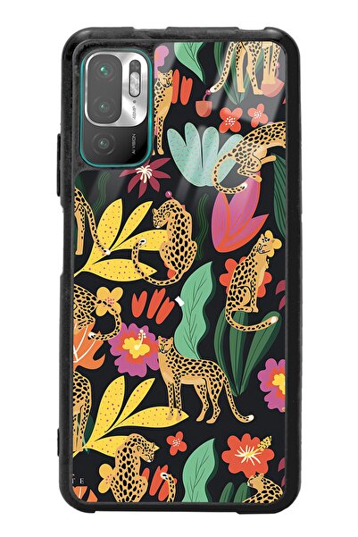 Spoyi Xiaomi Redmi Note 10 5g Uyumlu Çiçekli Kediler Tasarımlı Glossy Telefon...