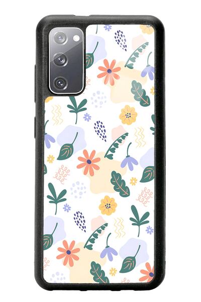 Spoyi Samsung S20 Compatible Glossy Phone Case with Tiny Flowers Design