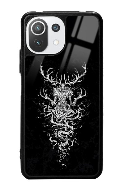 Spoyi Xiaomi Mi 11 Lite Witcher 3 Deer Design Glossy Phone Case Compatible