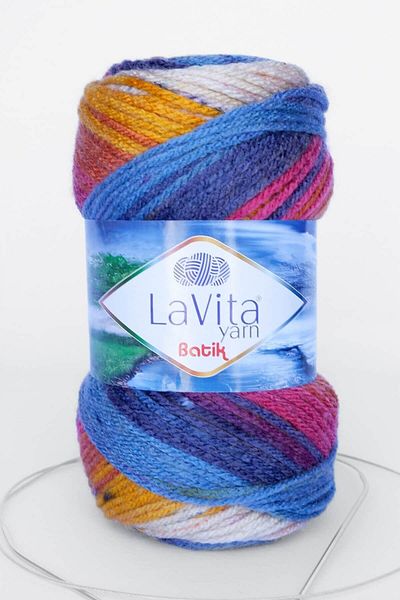 LaVita Yarn Μπατίκ, Πλεκτό νήμα, Κλωστή Taka (DG01-SUMBUL)