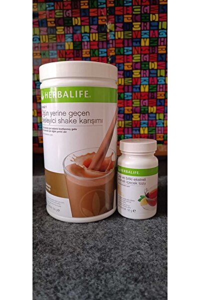 Herbalife Set Mini Çikolata Shake 50 gr Limon Aromalı Çay