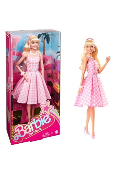Barbie The Movie - Barbie Pembe Elbiseli Bebek HPJ96 Lisanslı Ürün