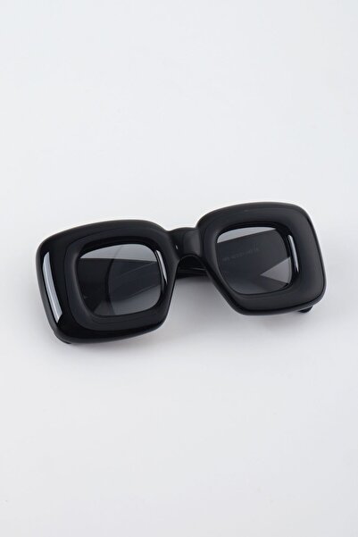 Kapin Ballon Kare Siyah Güneş Gözlüğü