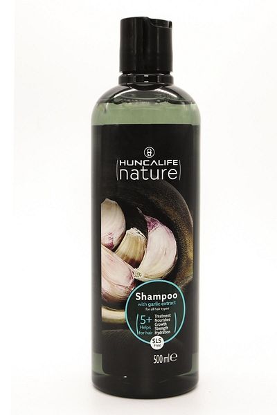Huncalife Nature Garlic Shampoo 500 ml 2 Pieces