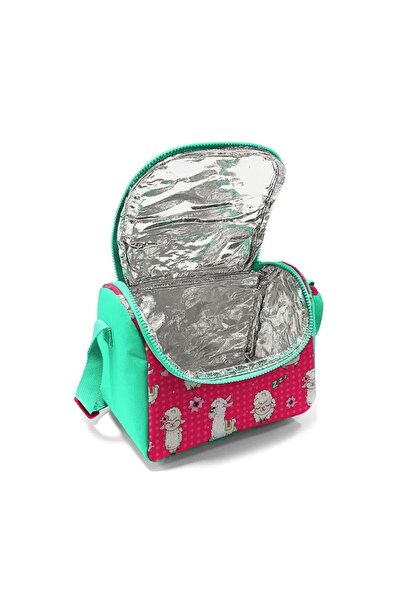 Coral High Kids Neon Coral Water Green Alpaca Patterned 3-Piece Bag Set with Squeegee SET0123364