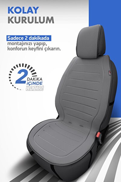 Otom Oto Koltuk Minderi Koruyucu Füme - Active Line