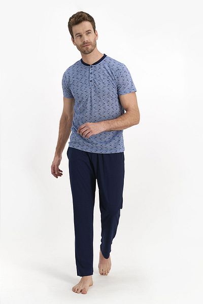 Arnetta Men's Short Sleeve Pajama Set