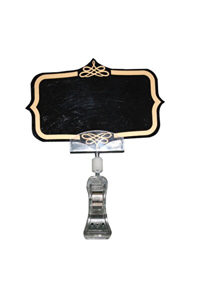 Yamani Display 10 ADET KÜÇÜK ŞEFFAF MANDALLI PVC YAZ SİL FİYAT ETİKETİ ( 13X6...
