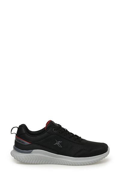 Kinetix Olego Pu 3Pr Black K Gray White Men's Sport Comfort Shoes