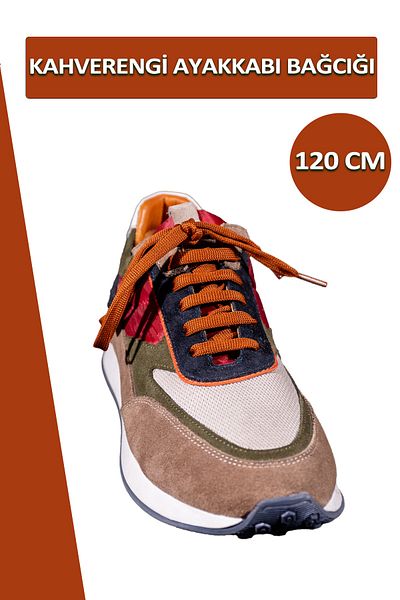 Dopar Brown Shoelace Flat Laces 120 Cm