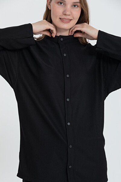 Rocqerx R-4332 Judge Collar Shirt Waist Elastic Trousers Wide Ottoman Set