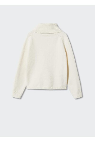 MANGO Kids White Sweater with Skirt for