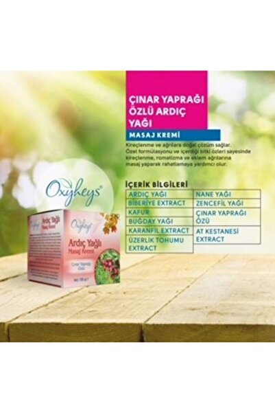 Oxyheys Ardıç Yağlı Çınar Yaprağı Özlü Krem