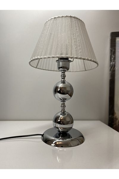 asellus Munis series exclusive silver chrome plated lampshade, stol lamp, lampshade table lamp, knitted hat