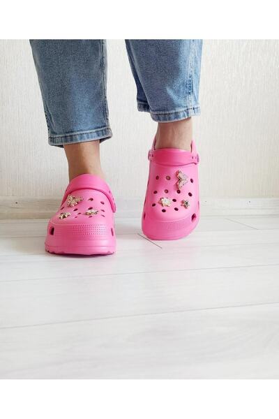 Sonimix Γυναικείες παντόφλες με ψηλό τακούνι Hospital Cook Nurse Doctor με πέτρα πεταλούδας