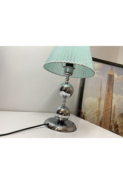 asellus Munis series exclusive silver chrome plated lampshade, stol lamp, lampshade table lamp, knitted hat