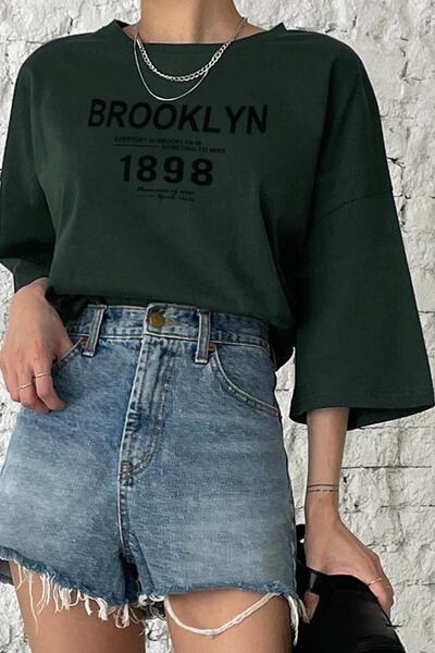 Mella&Co 1898 Brooklyn Nefti Oversize Salas Boyfriend Women's T-shirt
