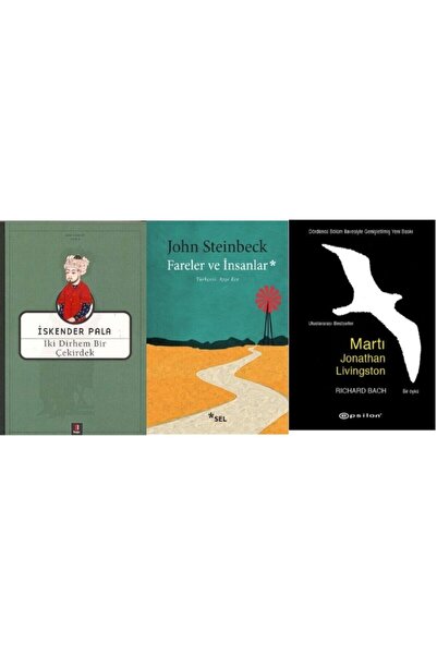 Kapı Yayınları Iki Dirhem Bir Çekirdek - Fareler Ve Insanlar - Martı Jonathan...