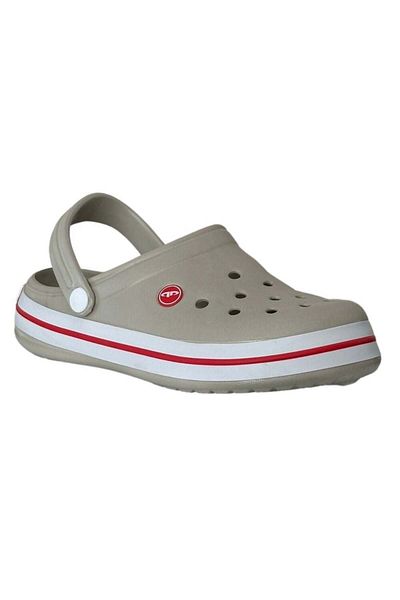 Akınal Bella E195 Beige Women's Hospital Sabo Slippers Sandals