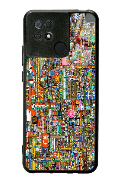 Spoyi حافظة هاتف لامعة لهاتف Xiaomi Redmi 10C R/Place بتصميم تذكاري