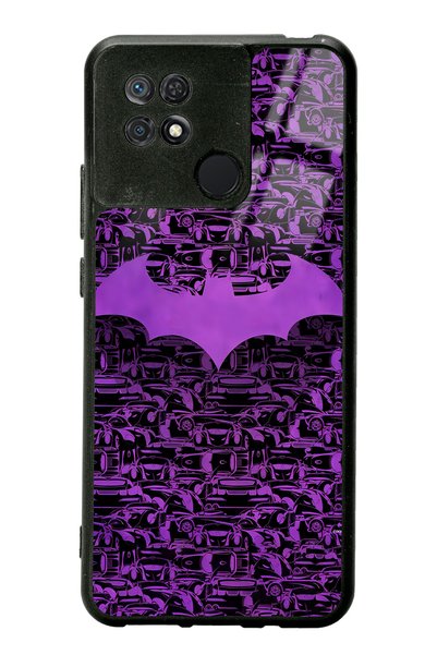 Spoyi Xiaomi Redmi 10A Lilac Batman Design Glossy Phone Case