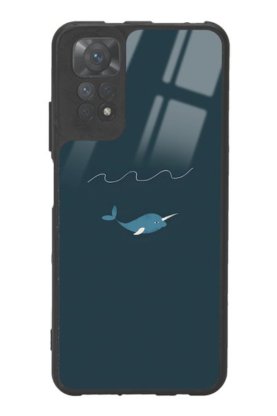 Spoyi Xiaomi Redmi Note 11S Doodle Fish Design Glossy Phone Case