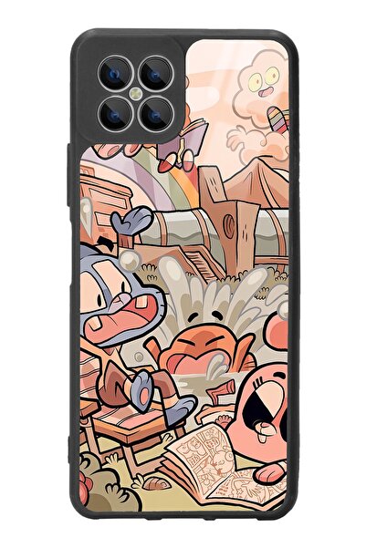 Spoyi Omix X600 Gumball Tasarımlı Glossy Telefon Kılıfı