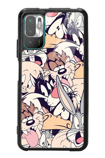 Spoyi حافظة هاتف لامعة بتصميم شخصية ديزني لهاتف Xiaomi Redmi Note 10 5g