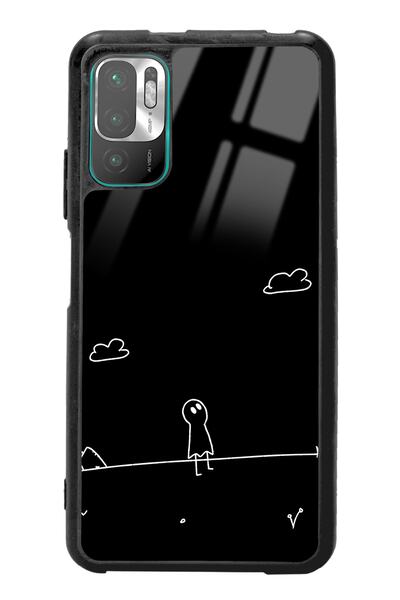 Spoyi حافظة هاتف لامعة بتصميم دودل كاسبر لهاتف Xiaomi Redmi Note 10 5g