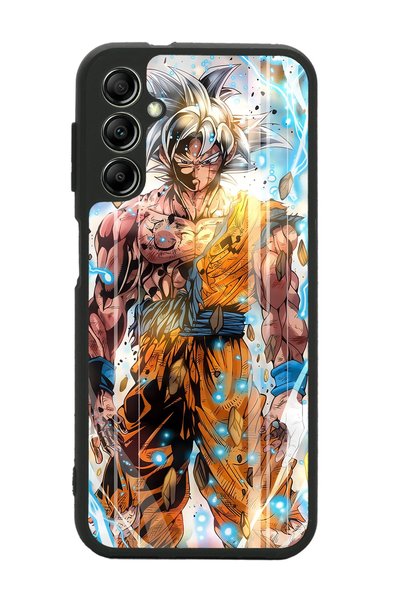 Spoyi Glossy Phone Case for Samsung A04S Anime War Design