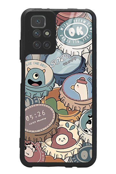 Spoyi Xiaomi Redmi 10 Crown Cap Tasarımlı Glossy Telefon Kılıfı